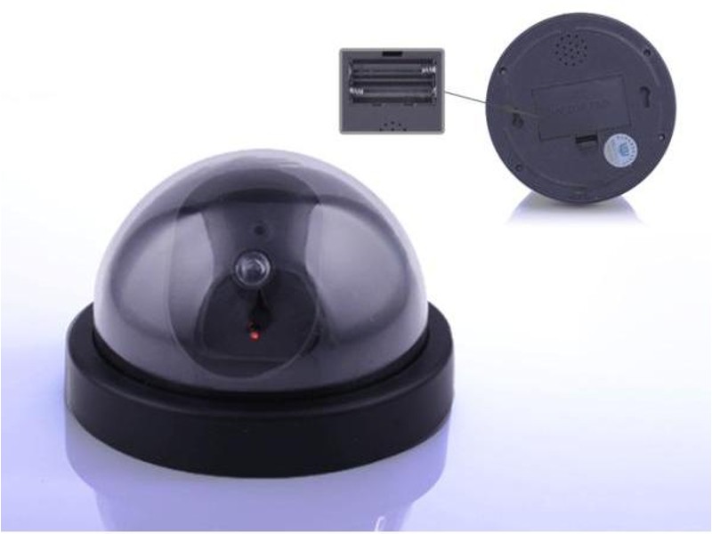 Dummy Dome Security Camera with Flashing LED