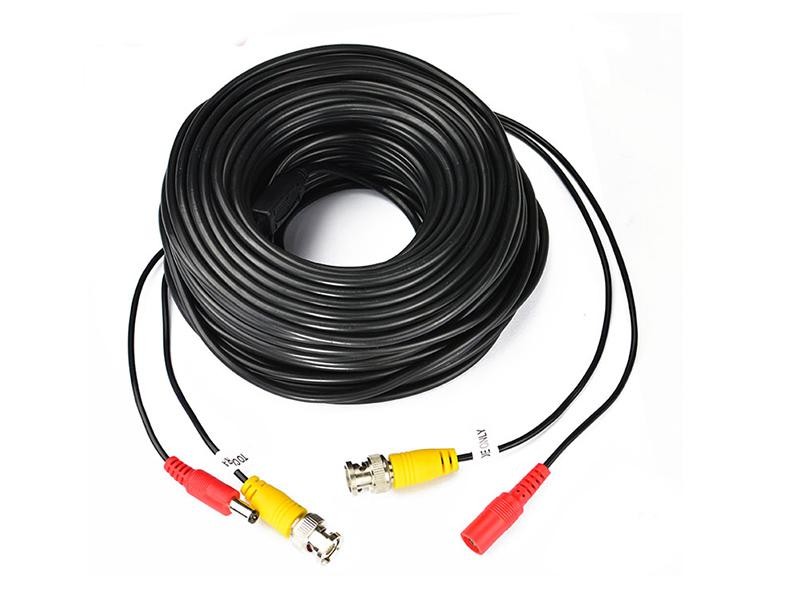 CCTV Security Camera Video DC Power Cable 20M