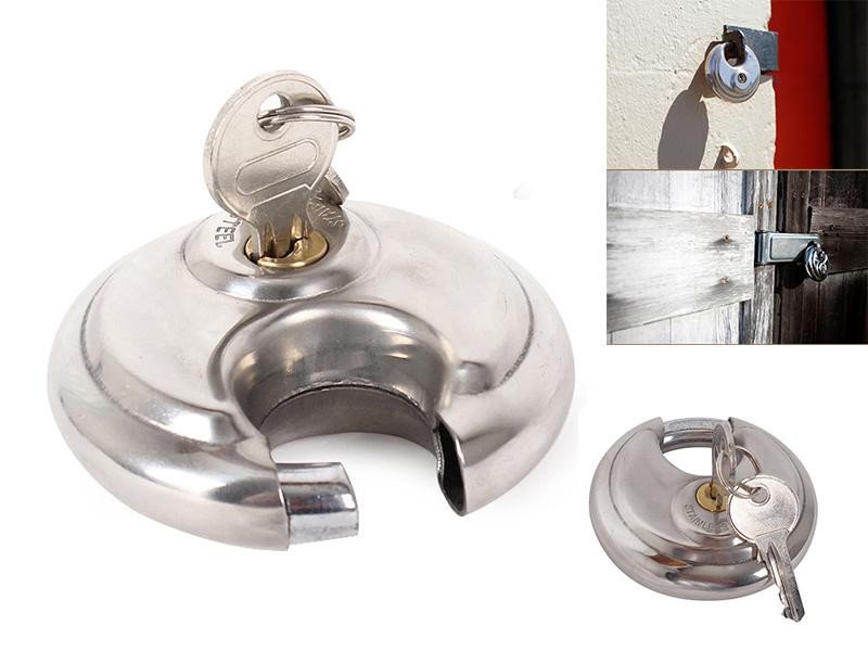 70mm Disc Padlock Shackle Lock 3PCS