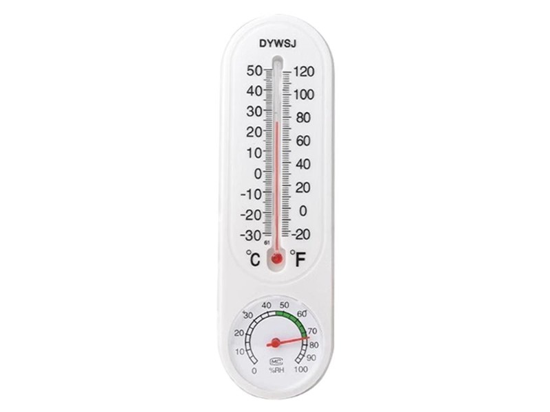 Digital Thermometer Hygrometer Wall Mount Indoor/Outdoor Monitor