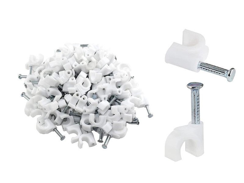 100PCS Ethernet Network Cable Clips