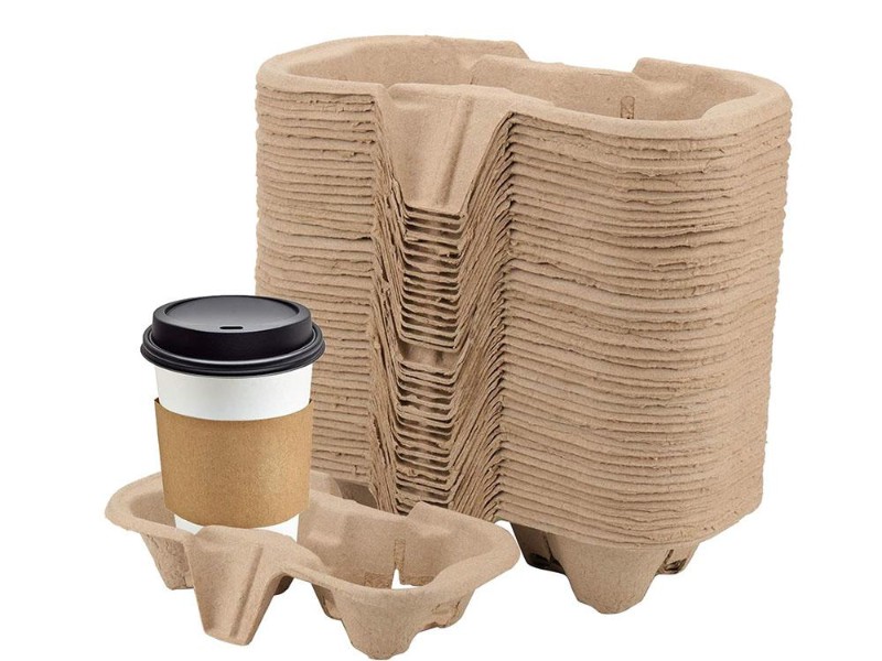 50pcs Disposable Drink Carrier Tray