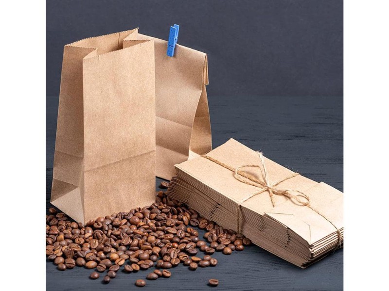Food Storage Bags Kraft Paper Bags 50PCS