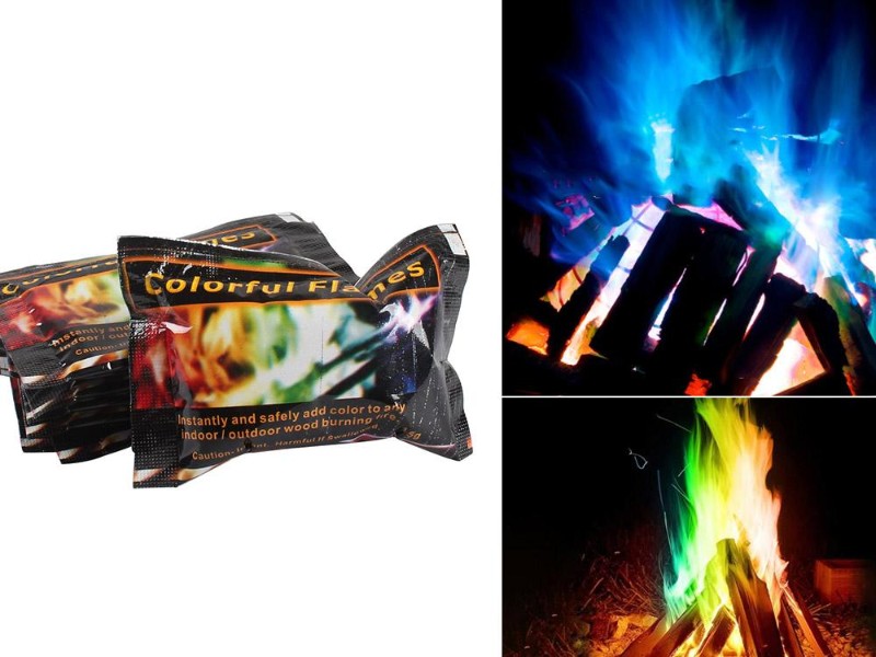 Magical Fire Flame Colourant Powder 10-Pack