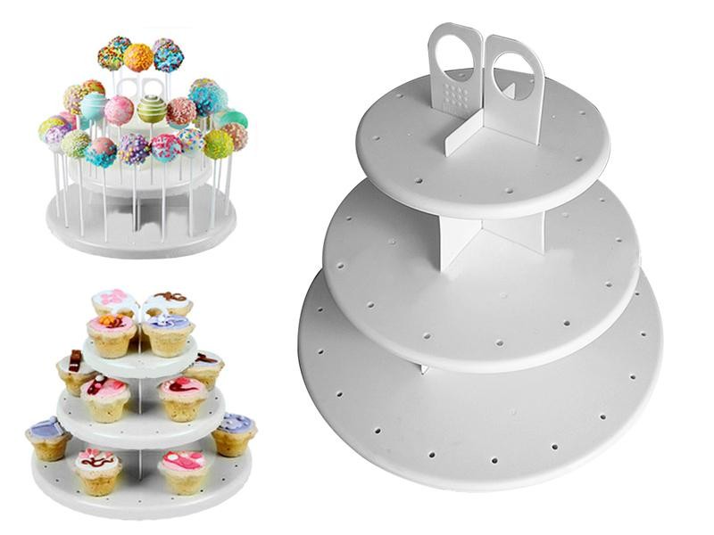 Cake Pop Cupcake Stand - 3 Tiers