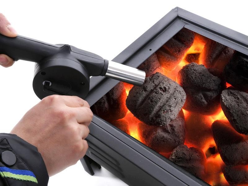 Fan Air Blower for Barbecue Fire Bellow Hand Crank