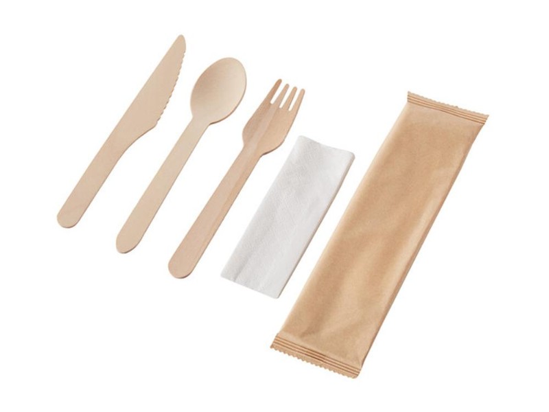 Wooden Disposable Cutlery Set