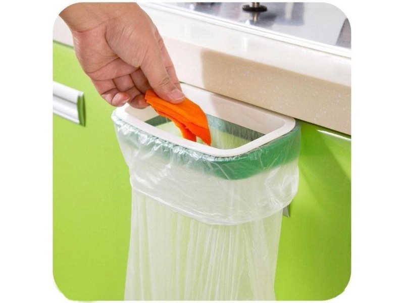 Kitchen Cabinet Mounted Rubbish Rack Holder