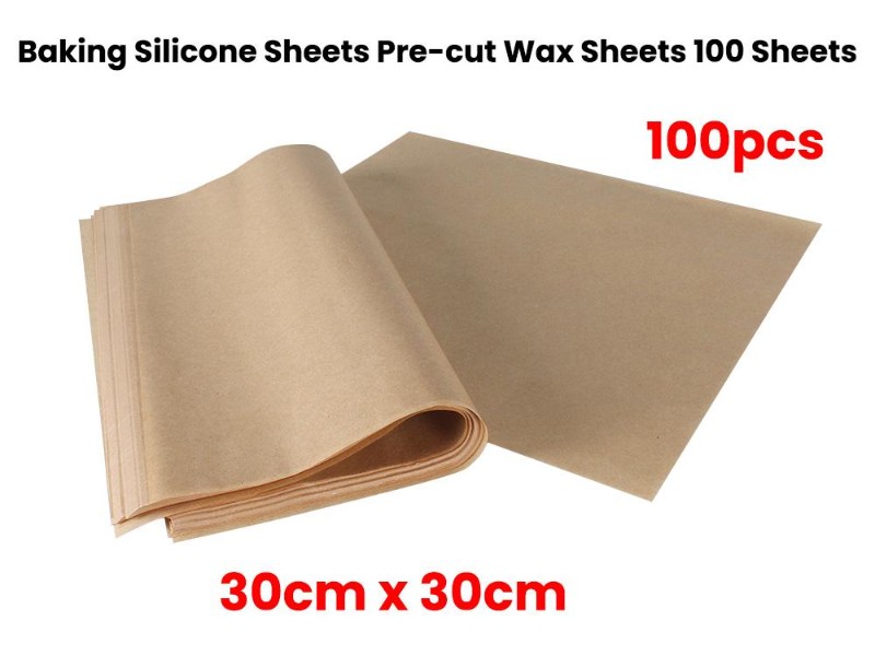 100 PCS Precut Parchment Paper Baking Sheets