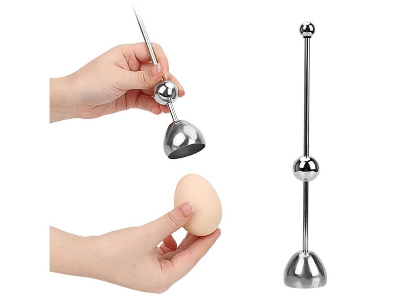 Egg Topper Shell Cutter Opener Stainless Steel Kitchen Tool