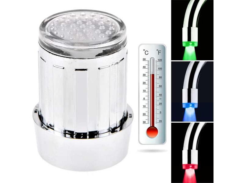 Temperature Sensor RGB Changing LED Water Faucet - NZ$3.99 | eMax.co.nz