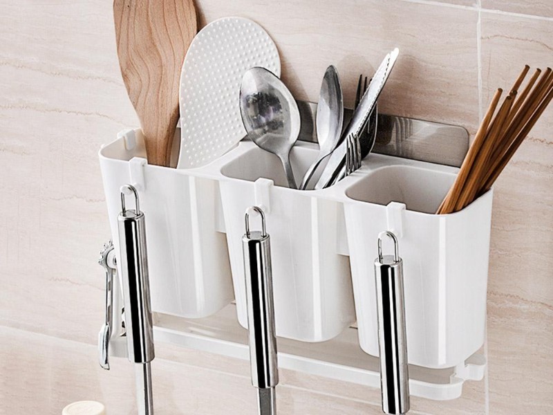 3 Compartments Dinnerware Drying Rack