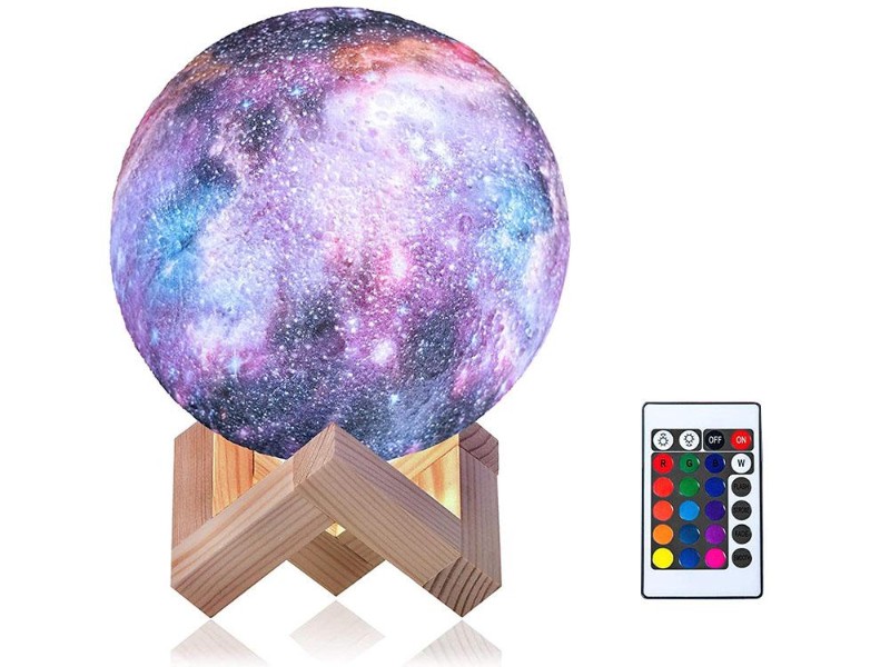 Moon Star Night Lamp with Remote Control