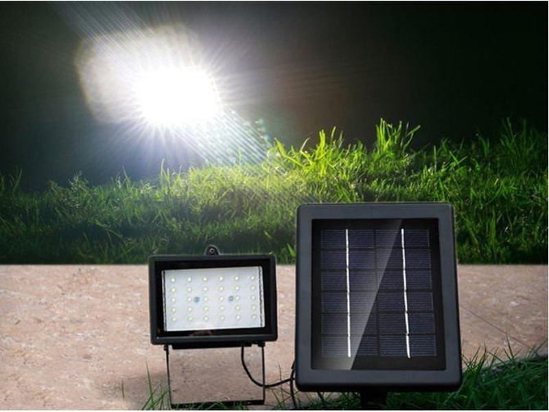 Solar Powered 30 LED Garden Footpath Flood Light
