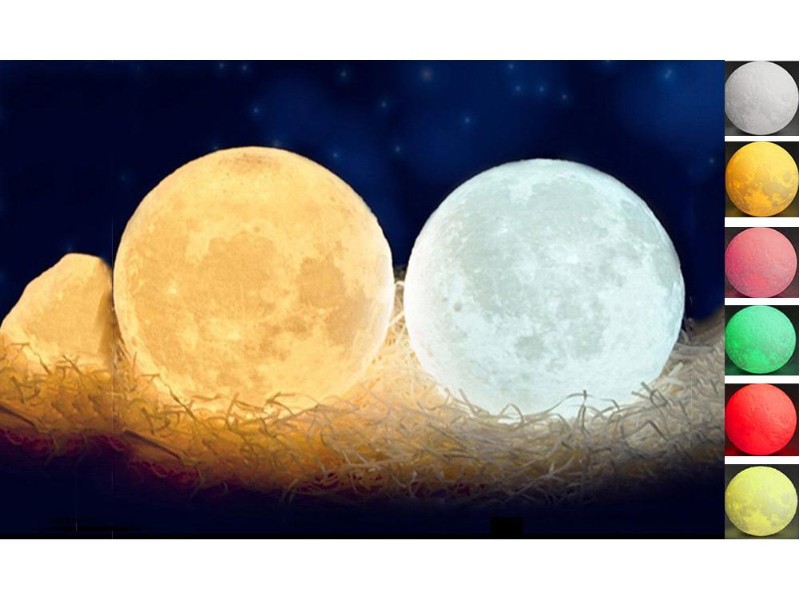 3D Printing LED Moon Lamp