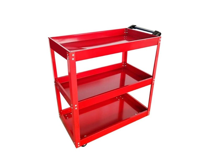 Heavy-Duty 3-Tier Rolling Tool Trolley Cart 100kg