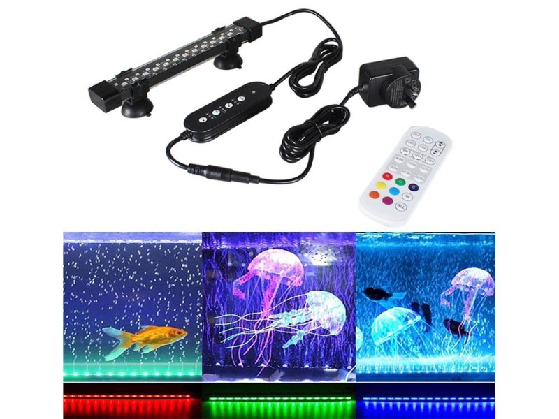 Submersible Aquarium LED Light 24/7 Timer & Full Spectrum