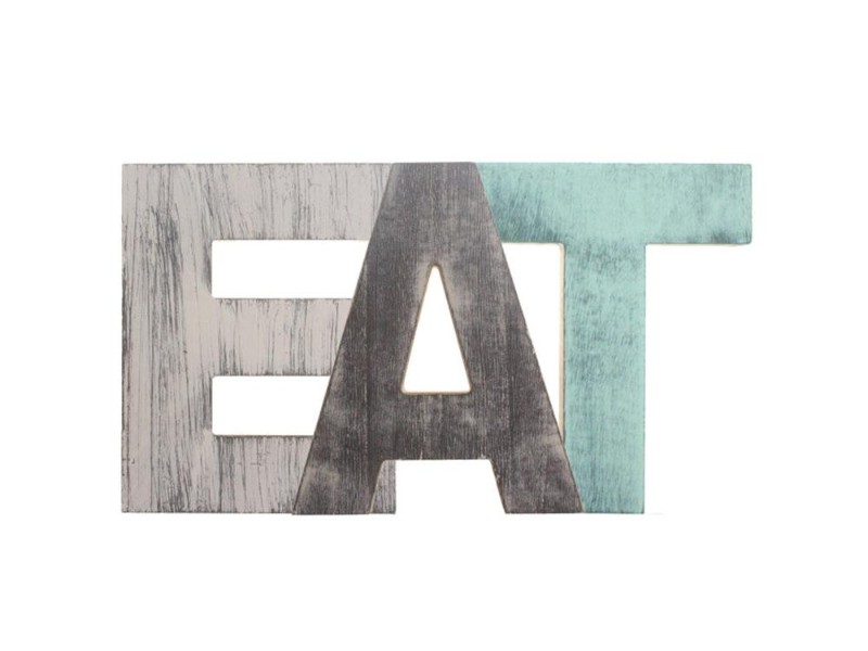 Eat Sign Wall Decor Wooden Wall Hanging Decoration