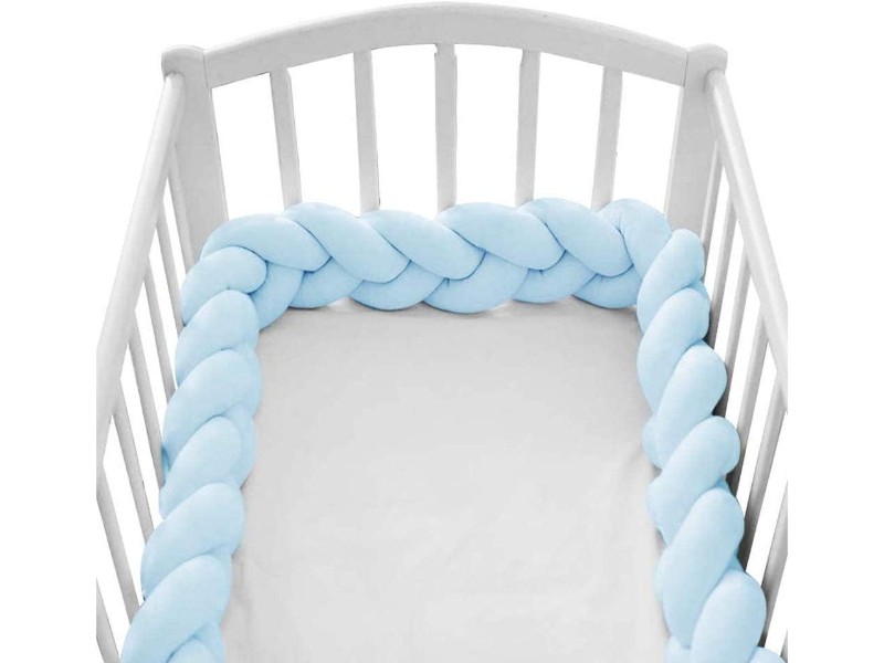 2M Baby Crib Bumper Plush Nursery Decor