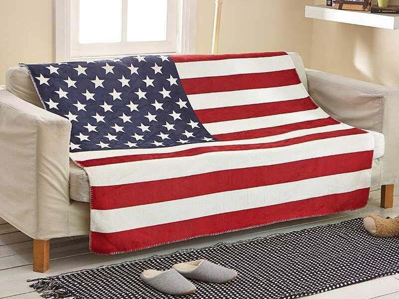 USA / American Flag Blanket 130x165cm