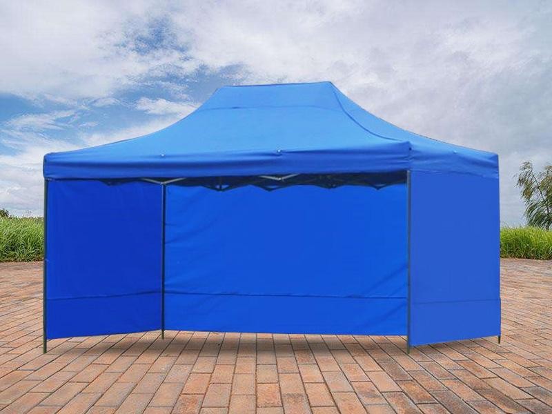 Pop Up Gazebo Tent with Walls 3M x 4.5M - BLUE