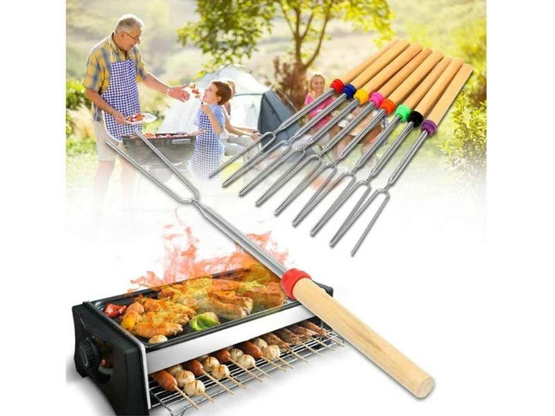 BBQ Forks Marshmallow Roasting Sticks 8PCS