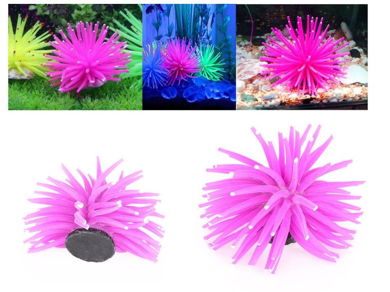 Purple Tentacle Aquarium Ornament