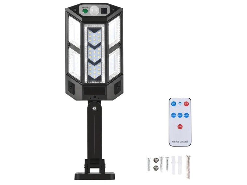 43 LED Solar Wall Light NZ - Motion Sensor, 3 Modes, IP44