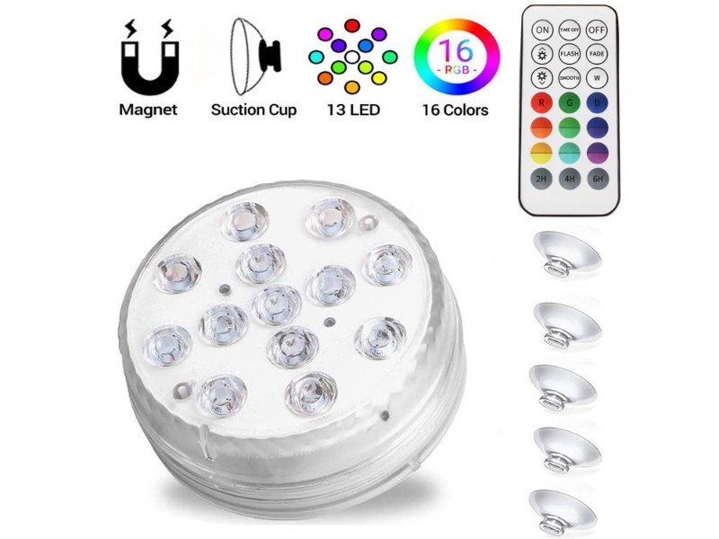 Swimming pool lights with remote control RGB