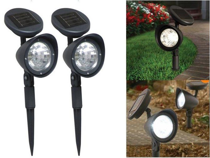 3 LED Solar Spot Lights Set of 2