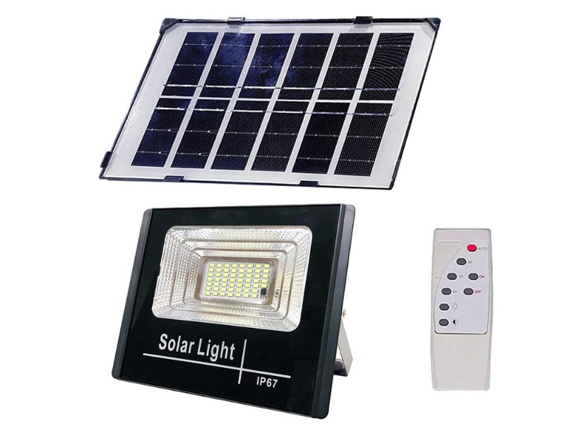 30W Solar Flood Light 100 LED Security Light
