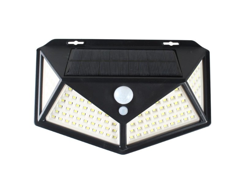 Waterproof 114 LED Solar Power PIR Motion Sensor Wall Light