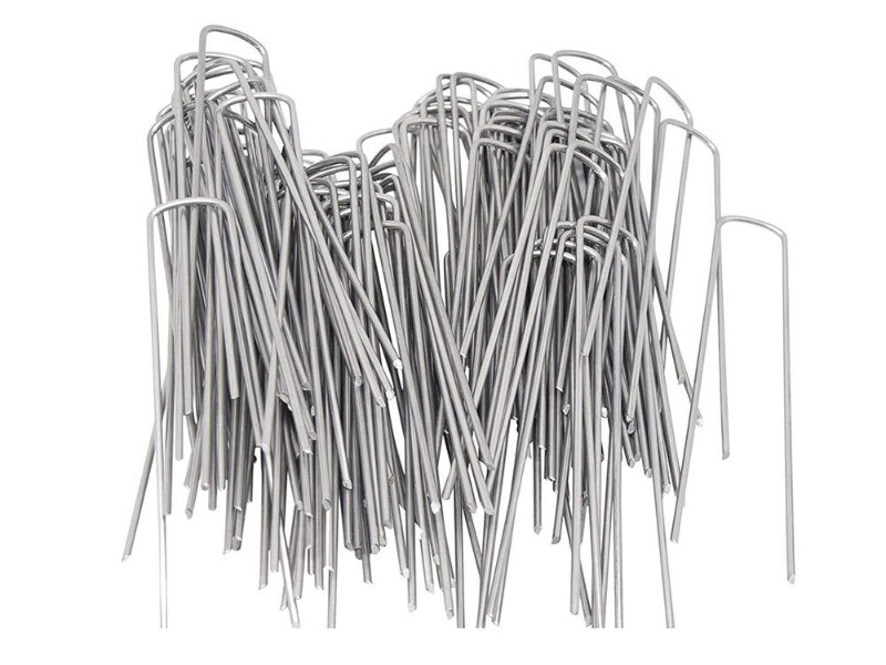 Weedmat Pins Weed Mat Pegs Ground Staples x100