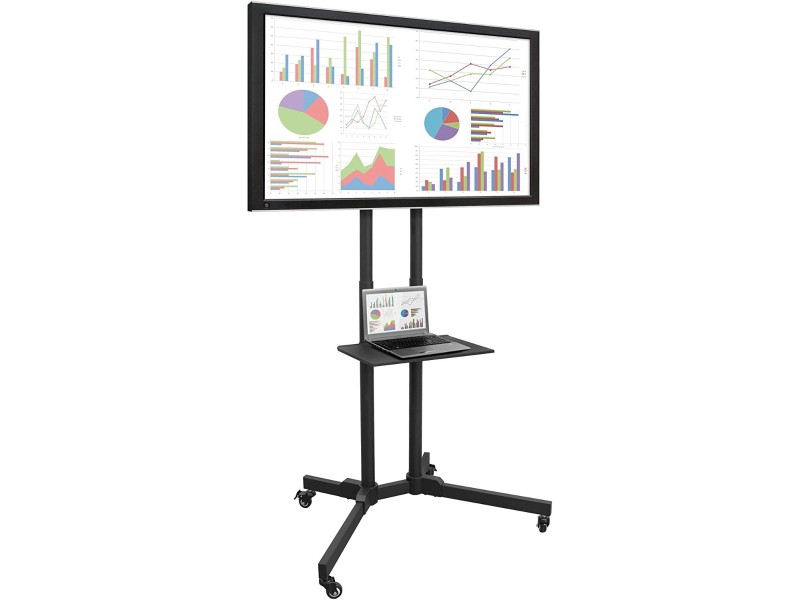 Mobile TV Stand with Wheels for 32"-65" TVs