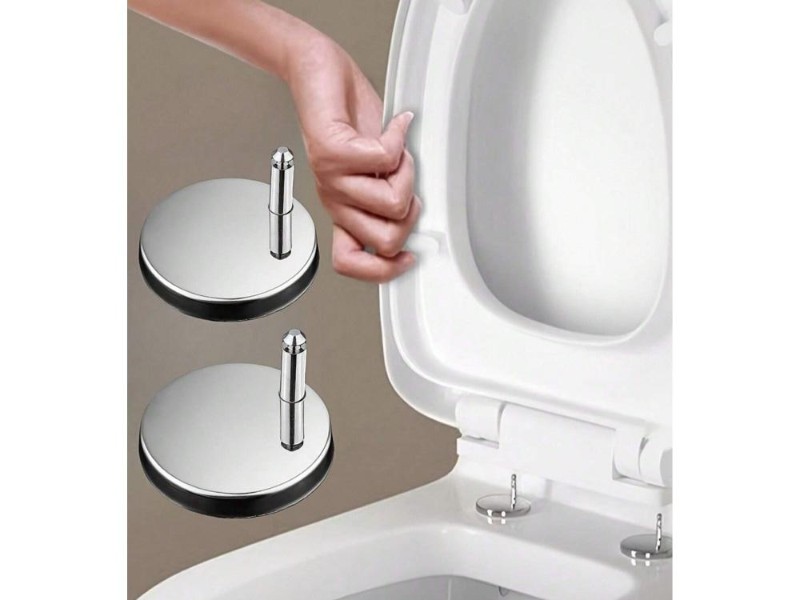 Toilet Seat Hinge Fixings NZ | Quick Release Top Fit Kit