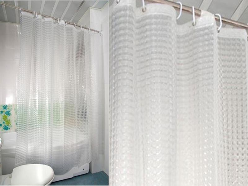 Waterproof Shower Curtain Fashion 3D EVA Ice 1.8M x 1.8M