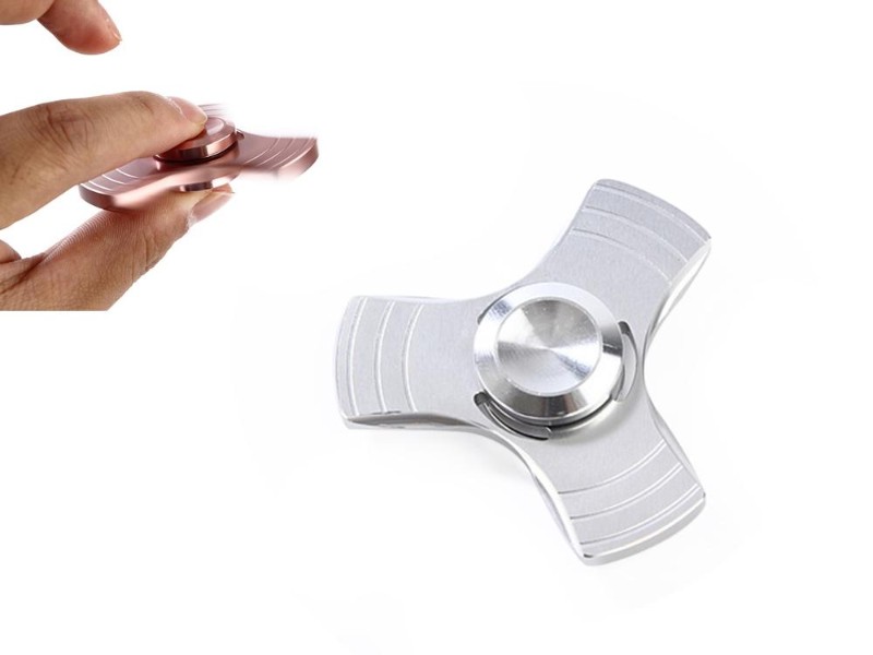 Triangle Stress Reliever Fidget Spinner - Sliver
