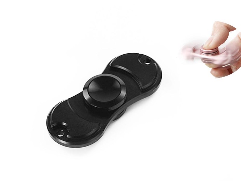 Metal Stress Reliever Fidget Spinner - Black