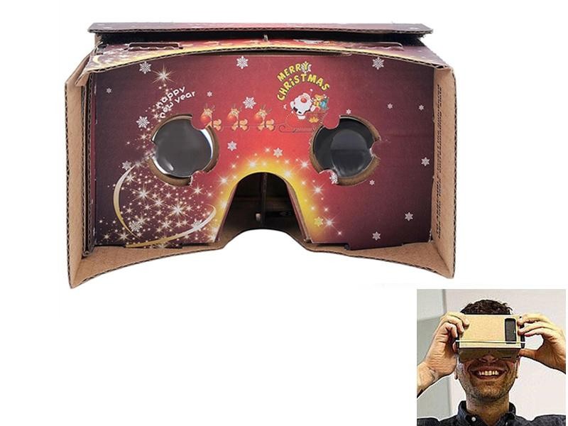 Christmas Google Cardboard VR 3D Glasses