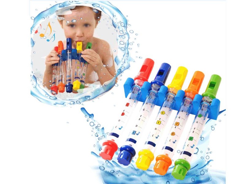 Set of 5 Bath Water Flutes