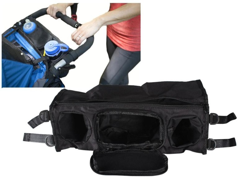 Baby Stroller Tray Cup Holder Organizer Hanging Bag