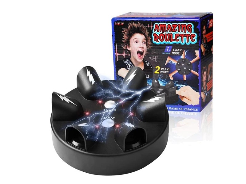 Finger Lie Detector Test Electric Shock Tricky Game