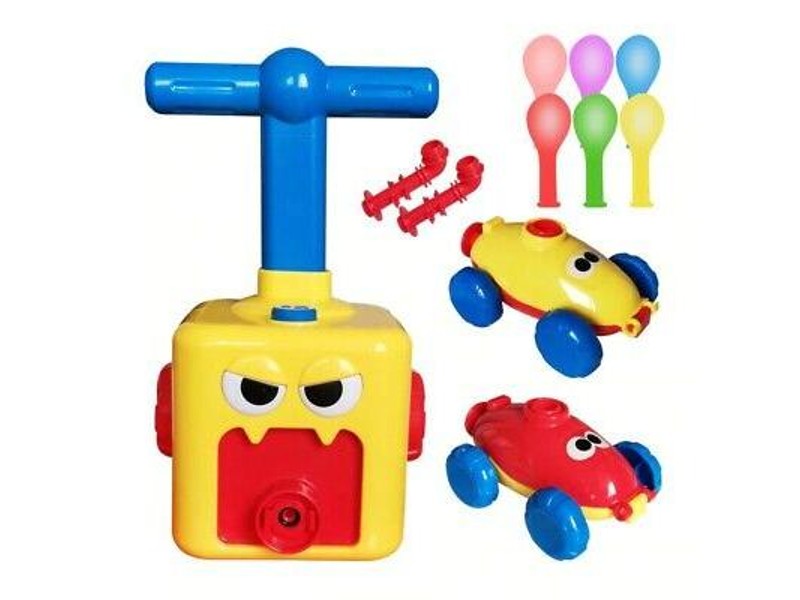 Balloon Launcher & Powered Car Toy Set, Gift!