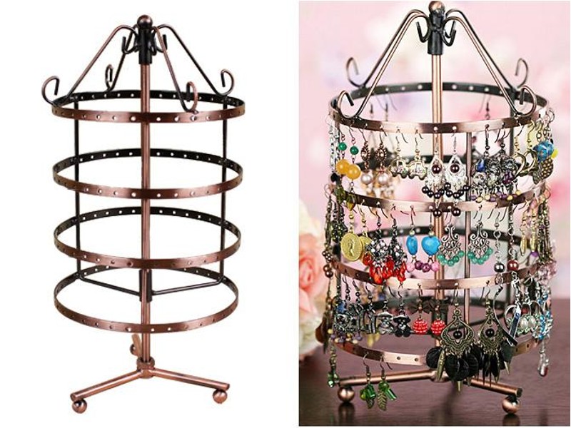 Rotatable Jewellery Earring Display Stand - 144 Holes
