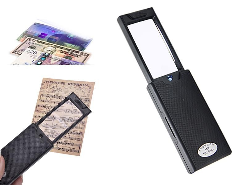 Magnifying Glass - 3 IN 1 Led Light + UV Light