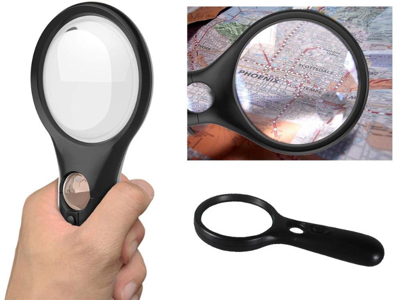 3 LED Handheld Magnifier Jeweler Watch Repair Kit