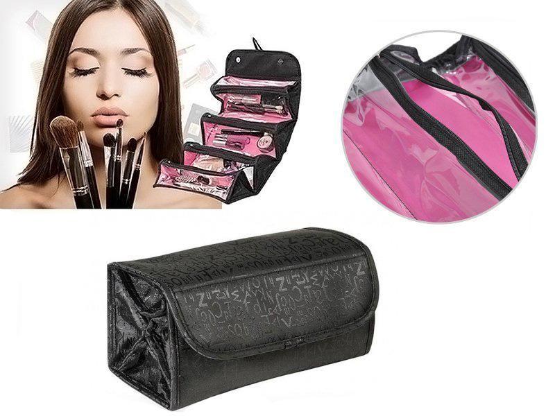 Roll-Up Travel Cosmetic Bag