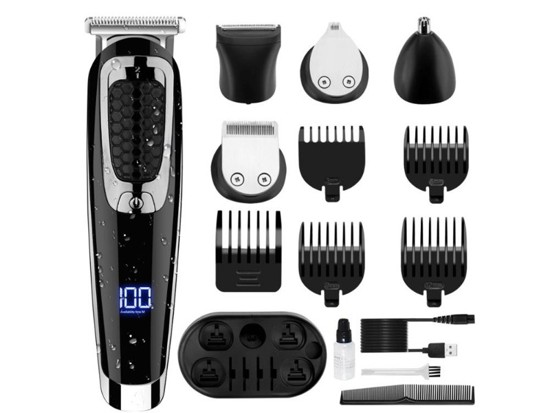 15-in-1 Men's Multigroomer Kit w/ LCD Display