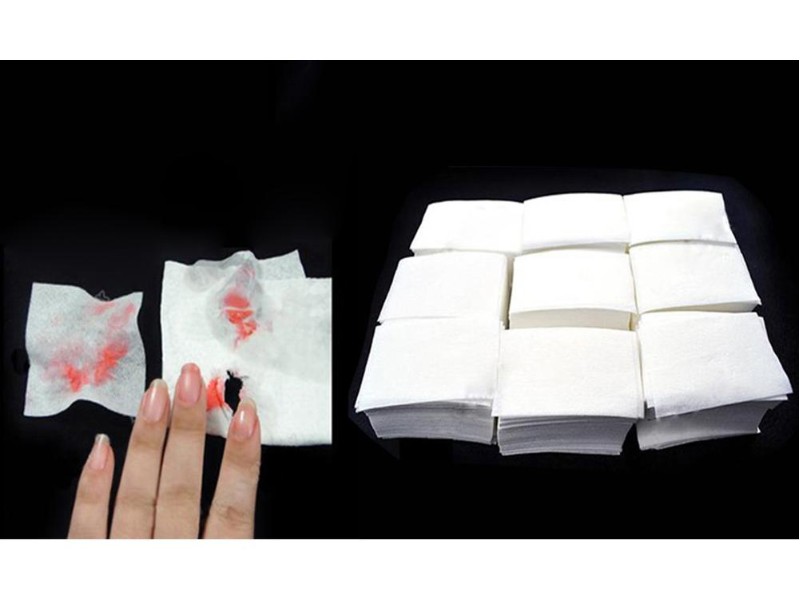 Cotton Nail Art Wipes Remover Pads - 1000pcs