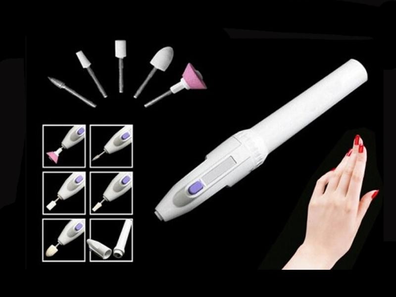 Electric Manicure Filing Kit Nail Art 6pcs